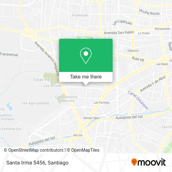 Santa Irma 5456 map