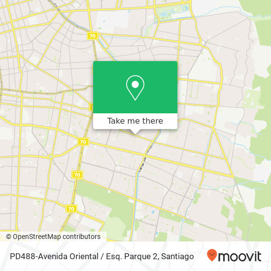 PD488-Avenida Oriental / Esq. Parque 2 map