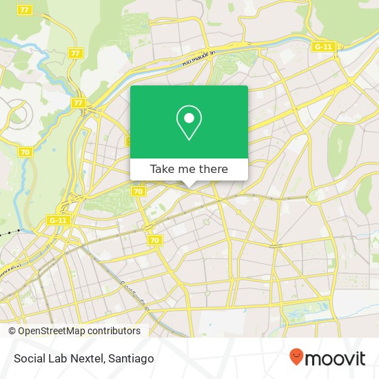 Mapa de Social Lab Nextel