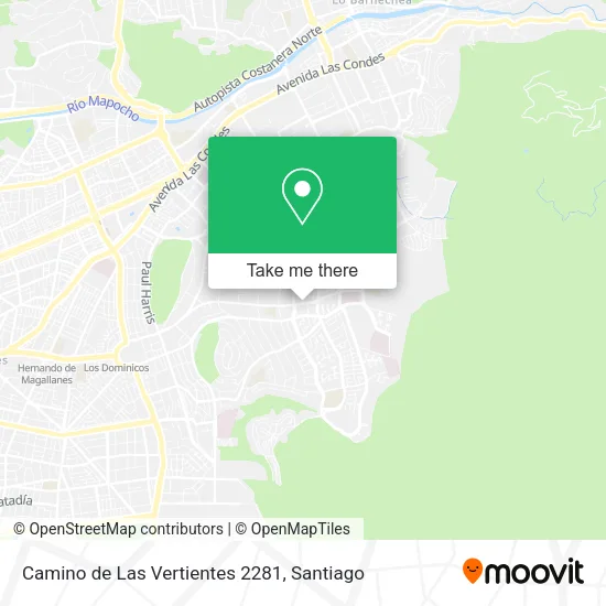 Camino de Las Vertientes 2281 map