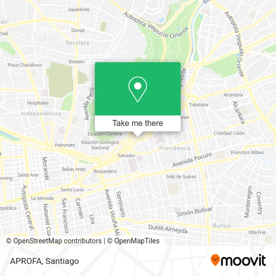 APROFA map