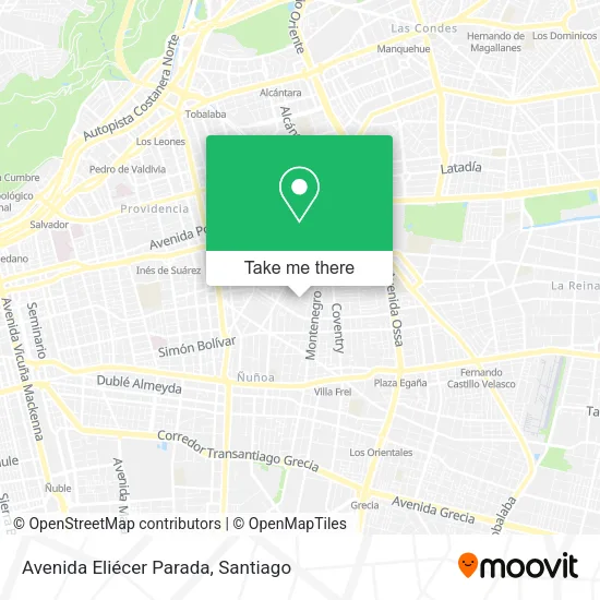 Avenida Eliécer Parada map