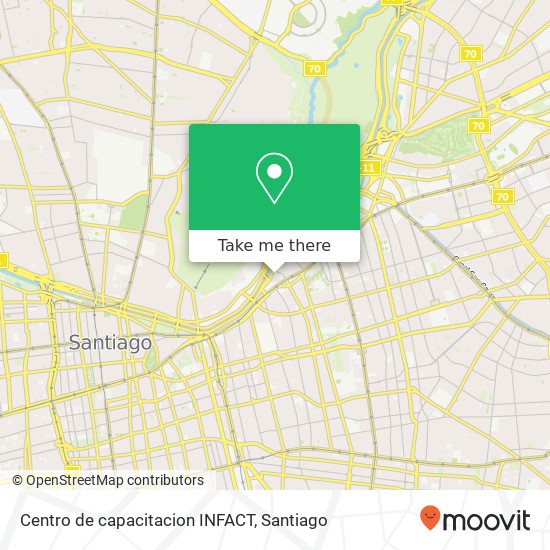 Centro de capacitacion INFACT map