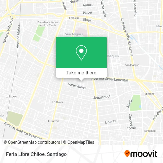 Feria Libre Chiloe map