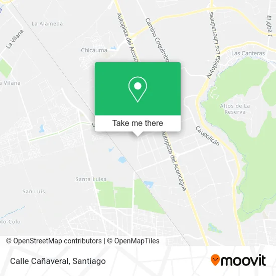 Calle Cañaveral map