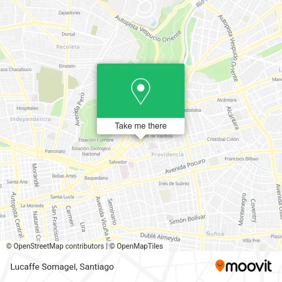 Lucaffe Somagel map