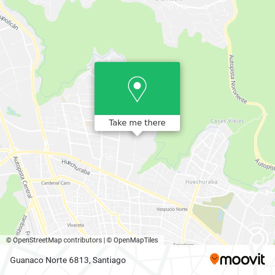 Guanaco Norte 6813 map