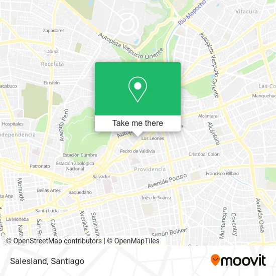 Salesland map