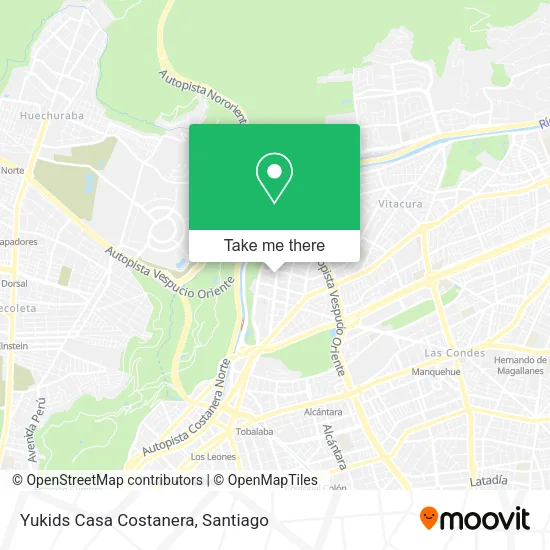 Yukids Casa Costanera map