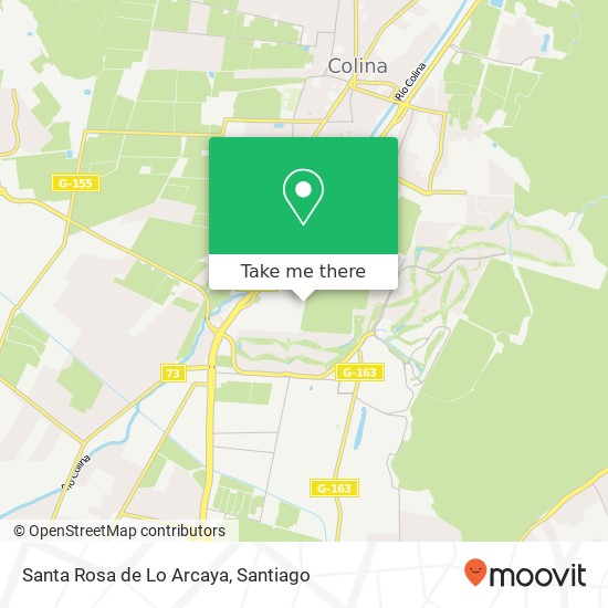 Mapa de Santa Rosa de Lo Arcaya