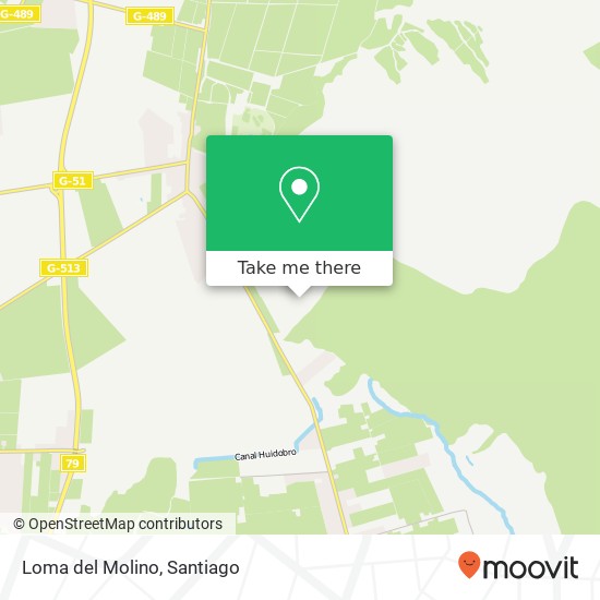 Loma del Molino map