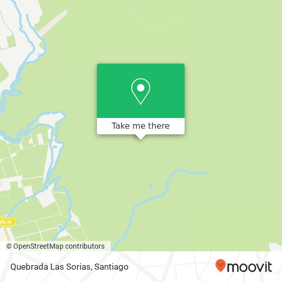 Quebrada Las Sorias map