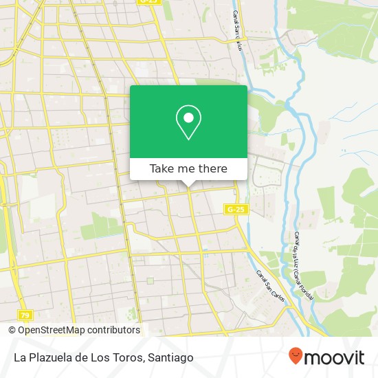 La Plazuela de Los Toros map