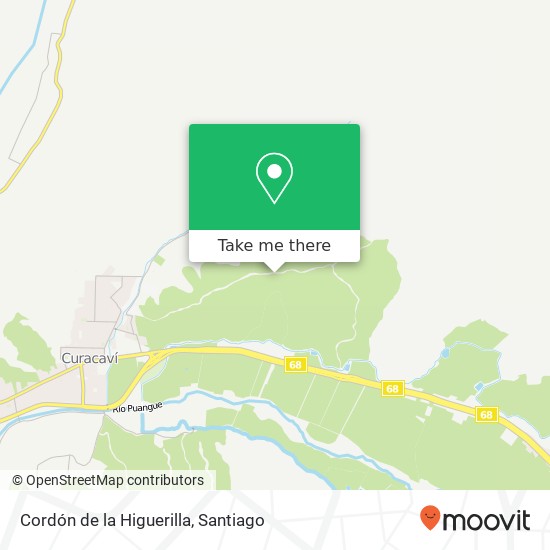Cordón de la Higuerilla map