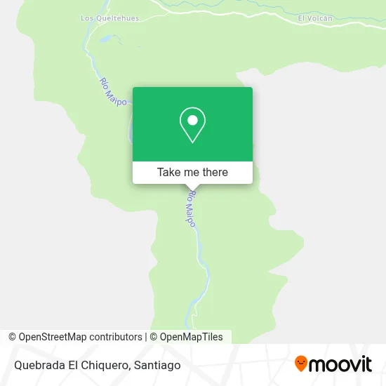 Quebrada El Chiquero map
