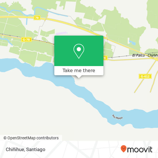 Chiñihue map