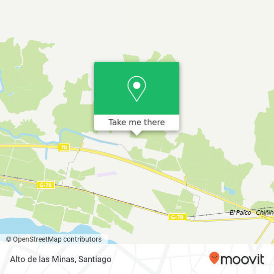 Alto de las Minas map