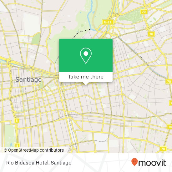 Mapa de Rio Bidasoa Hotel