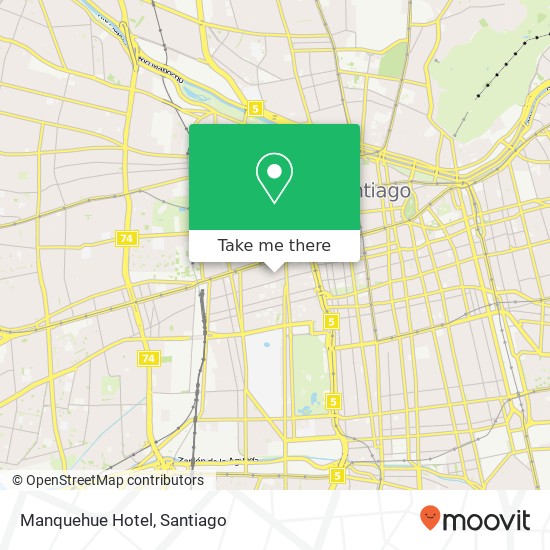 Manquehue Hotel map