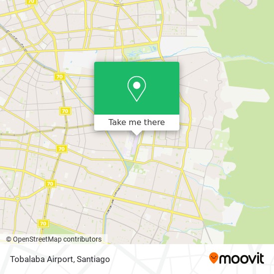 Tobalaba Airport map