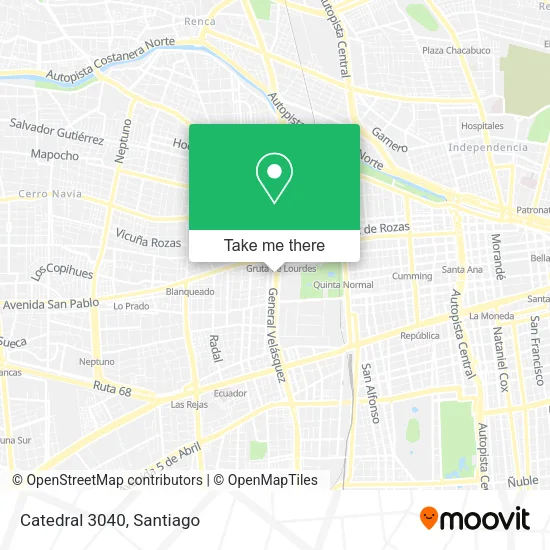 Catedral 3040 map