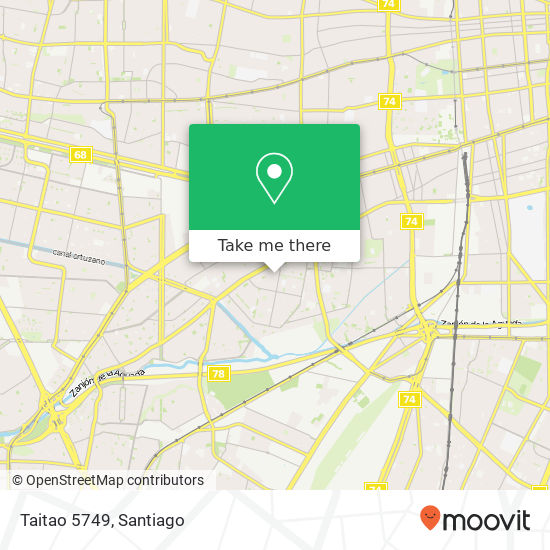 Taitao 5749 map