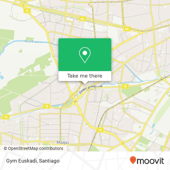 Gym Euskadi map