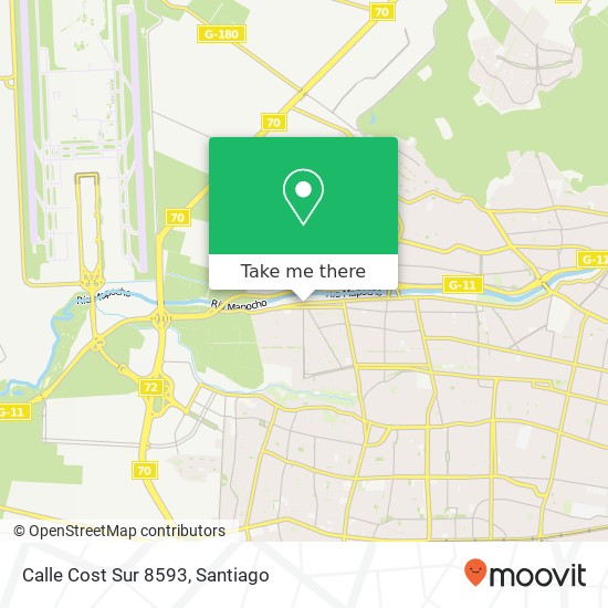 Calle Cost Sur 8593 map