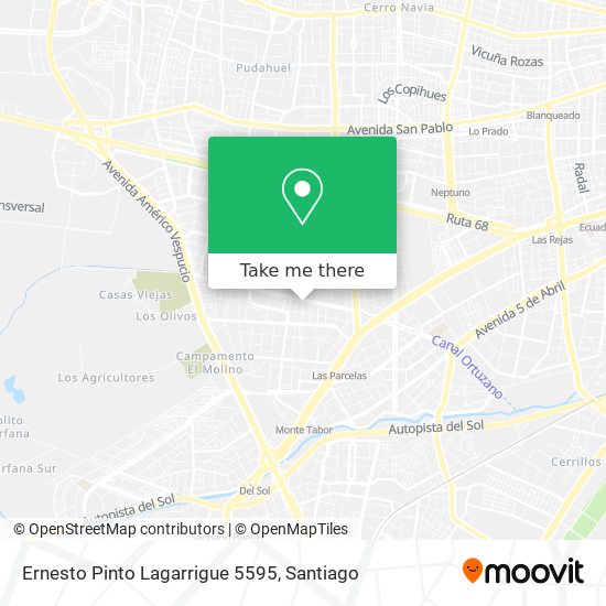Ernesto Pinto Lagarrigue 5595 map