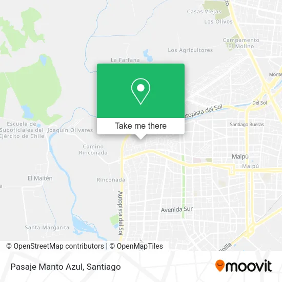 Pasaje Manto Azul map