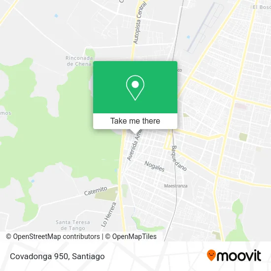 Covadonga 950 map