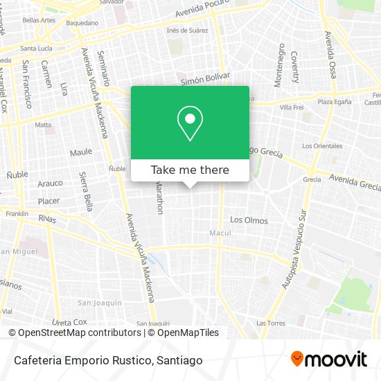 Cafeteria Emporio Rustico map