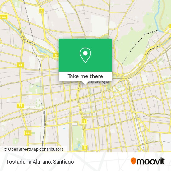 Tostaduria Algrano map