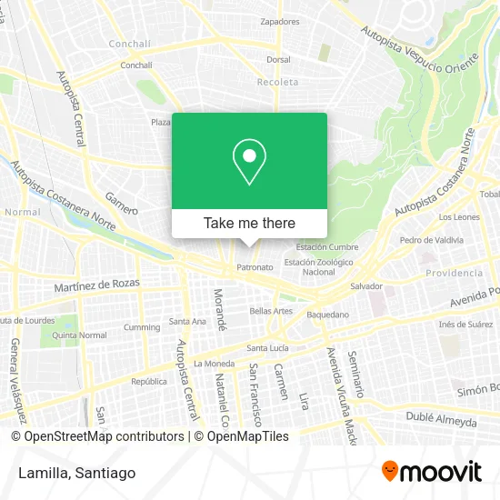Lamilla map