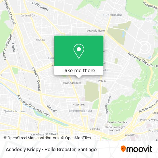 Asados y Krispy - Pollo Broaster map