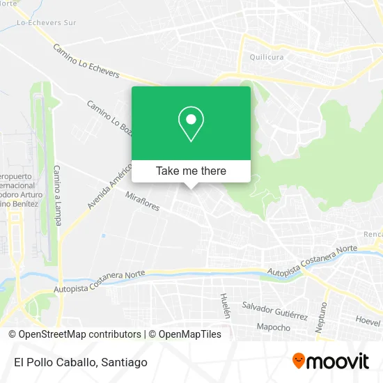 El Pollo Caballo map
