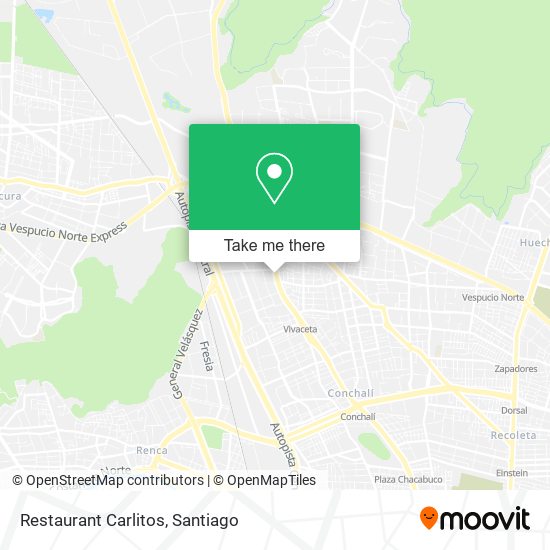 Restaurant Carlitos map
