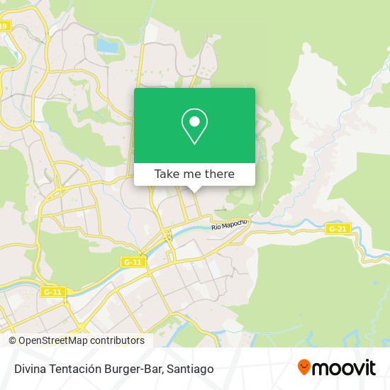 Divina Tentación Burger-Bar map