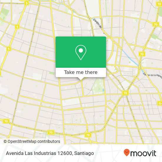 Avenida Las Industrias 12600 map