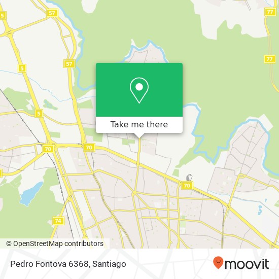 Pedro Fontova 6368 map