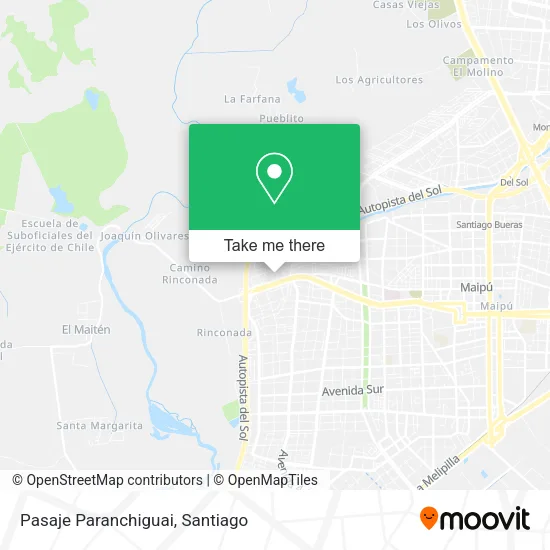 Pasaje Paranchiguai map