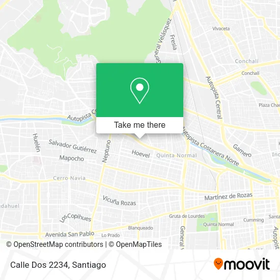 Mapa de Calle Dos 2234