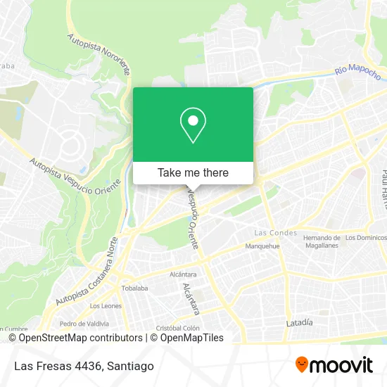 Las Fresas 4436 map