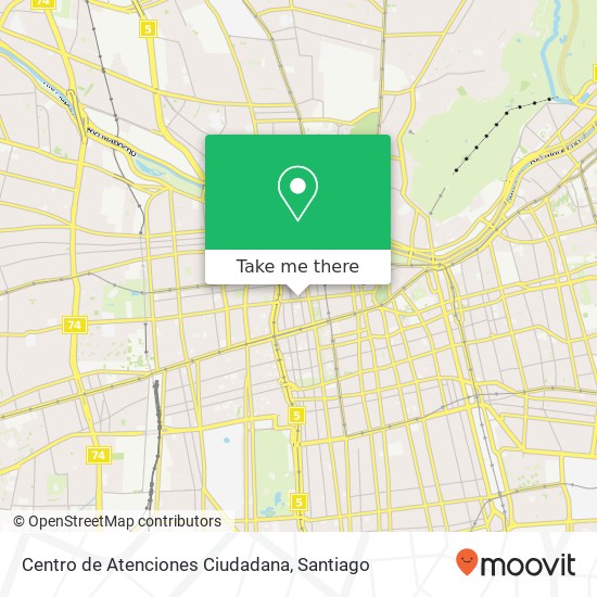 Centro de Atenciones Ciudadana map