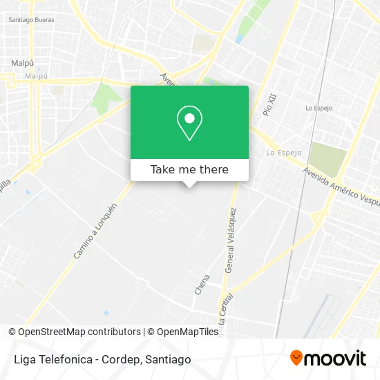 Liga Telefonica - Cordep map
