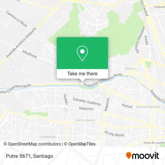 Putre 5671 map