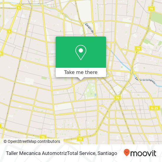 Taller Mecanica AutomotrizTotal Service map