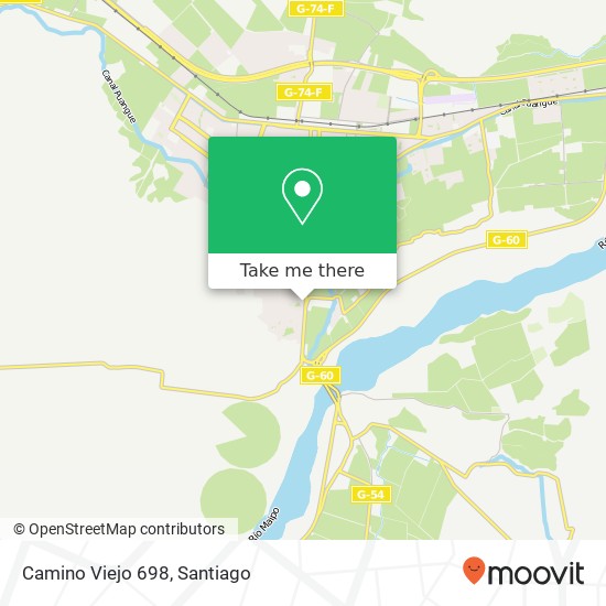 Camino Viejo 698 map