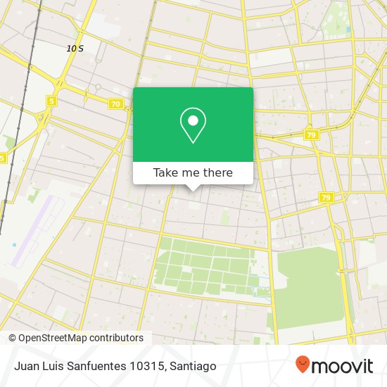 Juan Luis Sanfuentes 10315 map
