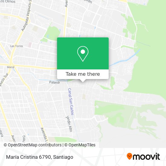 María Cristina 6790 map
